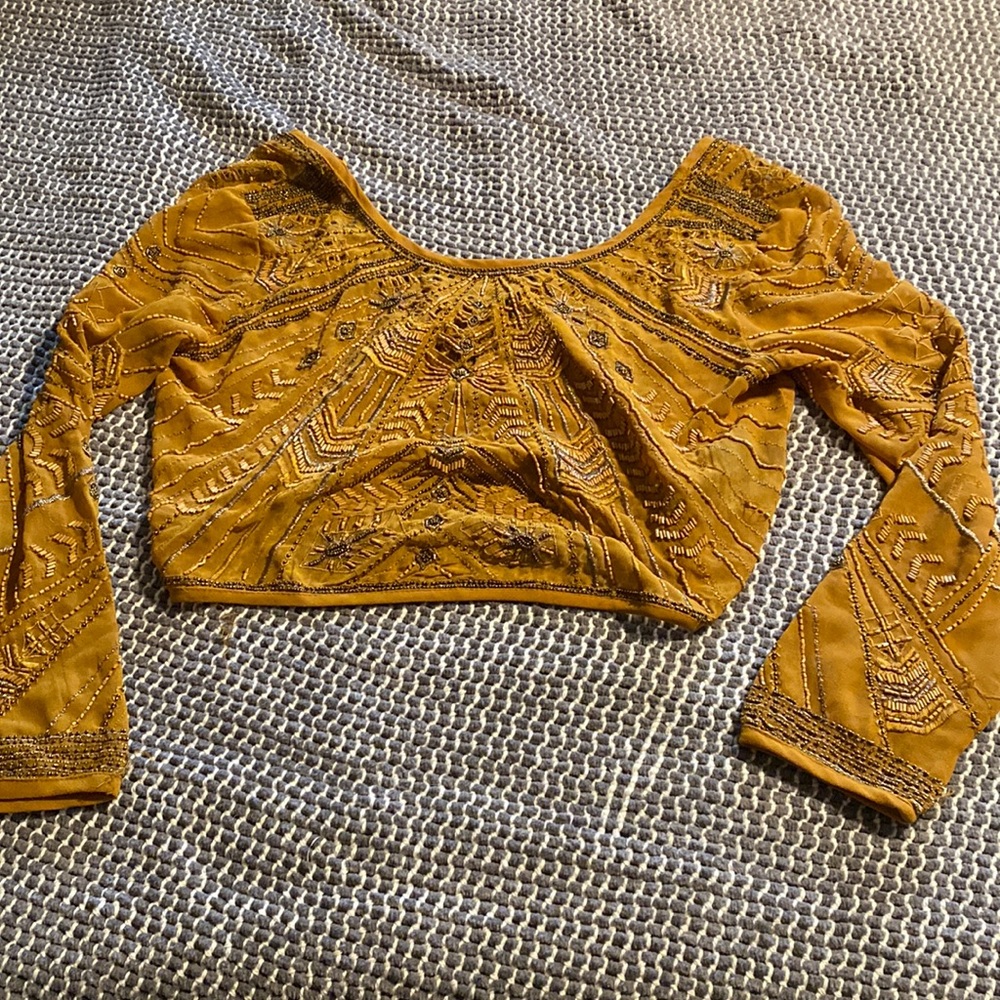 Zara Sequined party crop top!